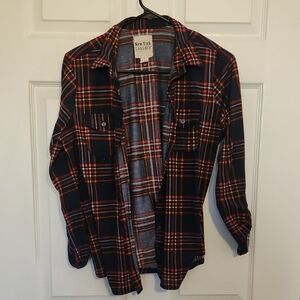 New York Laundry Plaid Flannel Shirt